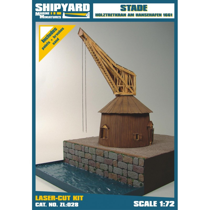 Holztretkran Am Hansehafen Stade 1661