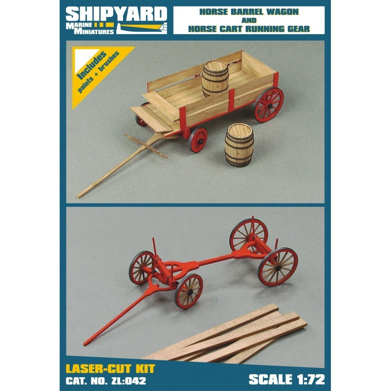 Horse Barrel Wagon and Horse Cart Running Gear