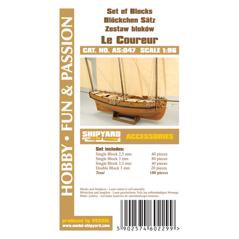 Set of Blocks Le Coureur