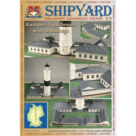 Kampen Lighthouse with Buildings Nr 74