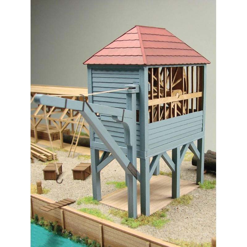 Heightened Dockyard Crane