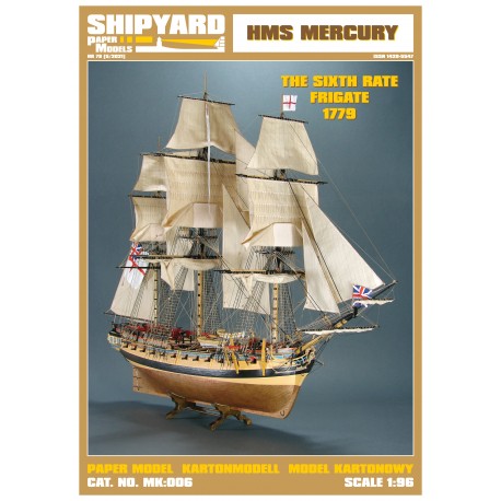 Mk 006 Hms Mercury 1779 Shipyard, Wooden Ship Model Plans
