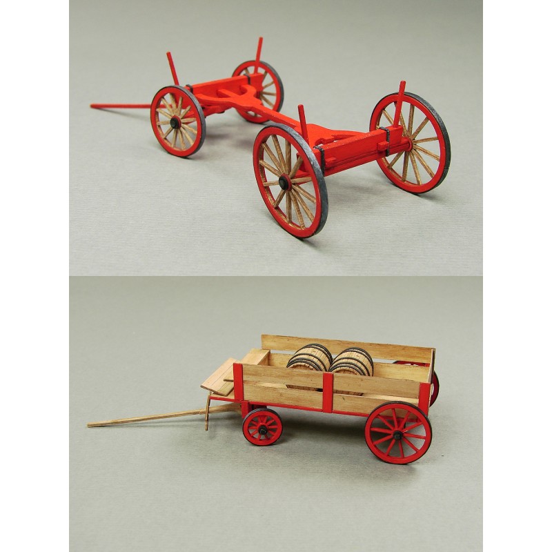 Horse Barrel Wagon and Horse Cart Running Gear