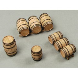 Barrels 28, 36, 54, 72, 184 Gallons