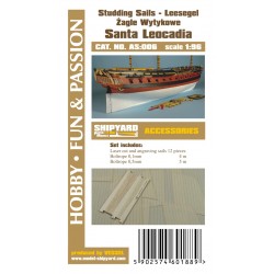 AS:006 Santa Leocadia - studding sails