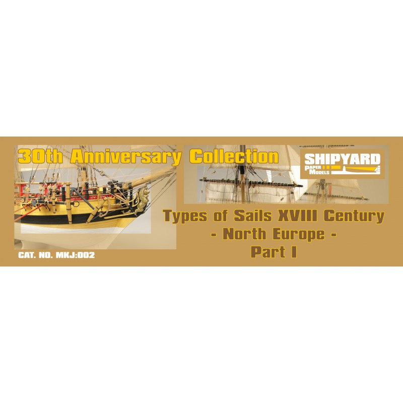 Types of Sails XVIII Century - North Europe Part 1