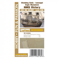 HMS Victory - studding sails