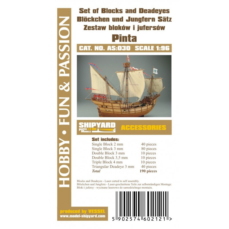 Set of Blocks and Deadeyes Pinta