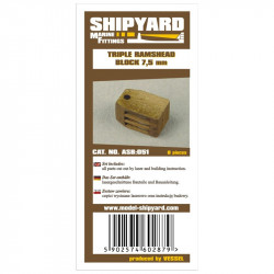 Triple Ramshead Blocks 7,5 mm